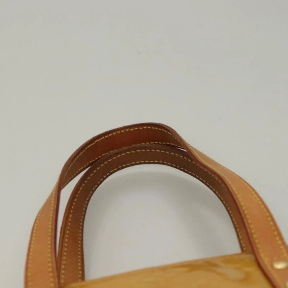 LOUIS VUITTON Monogram Vernis Reade MM Hand Bag Beige - Picture 9 of 16